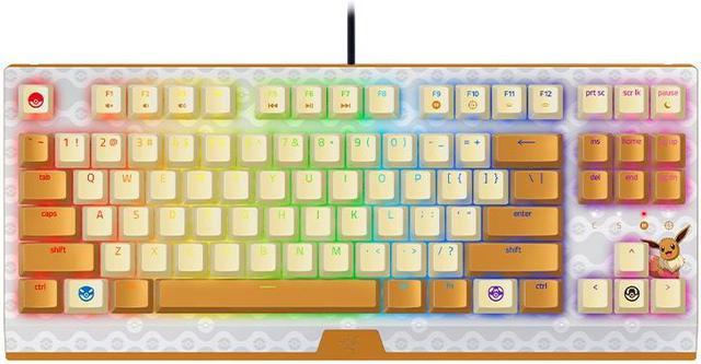 BlackWidow V3 x Pokemon Tenkeyless Mechanical Gaming Keyboard: Mechanical Switches - Chroma RGB Lighting - Compact Form Factor - Programmable Macro Functionality - USB Passthrough Mice - Newegg.ca
