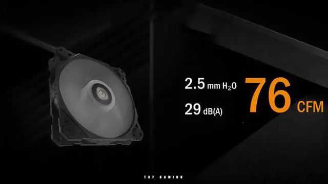 Alt view image 2 of 6 - ASUS TUF GAMING ARGB Fan TF120 Addressable RGB Cooling Fan 120mm - 3 Packs