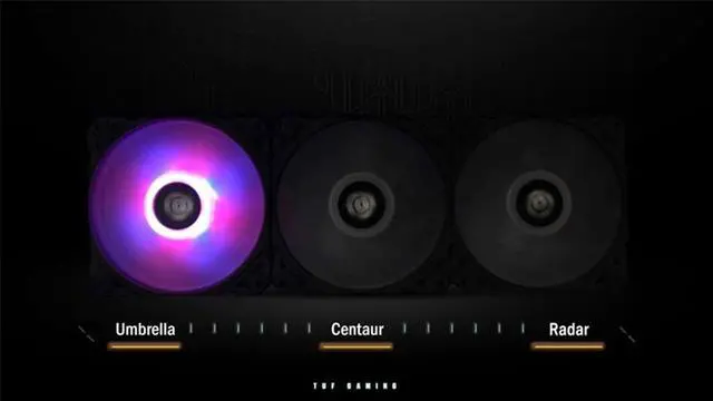 Alt view image 3 of 6 - ASUS TUF GAMING ARGB Fan TF120 Addressable RGB Cooling Fan 120mm - 3 Packs