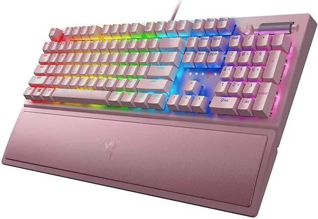 Alt view image 5 of 7 - BlackWidow V3 Mechanical Gaming Keyboard: Green Mechanical Switches - Tactile & Clicky - Chroma RGB Lighting - Compact Form Factor - Programmable Macro Functionality - USB Passthrough - Quartz