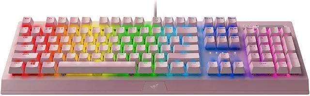 Alt view image 4 of 7 - BlackWidow V3 Mechanical Gaming Keyboard: Green Mechanical Switches - Tactile & Clicky - Chroma RGB Lighting - Compact Form Factor - Programmable Macro Functionality - USB Passthrough - Quartz