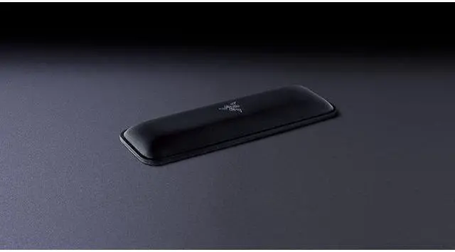 Alt view image 3 of 4 - Ergonomic Wrist Rest for Gaming Mice: Anti-Slip Rubber Base - Angled Incline - Classic Black