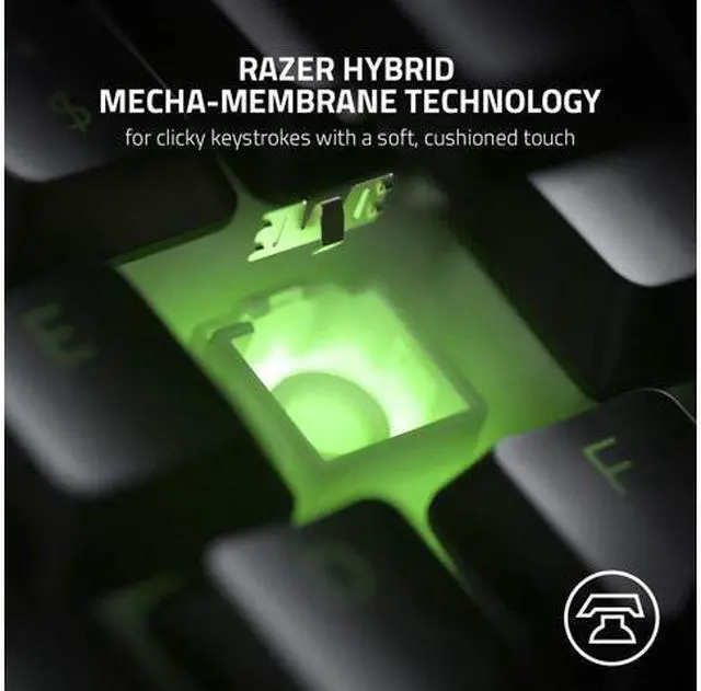 Alt view image 5 of 7 - Ornata V2 - Mecha-Membrane Gaming Keyboard - US Layout
