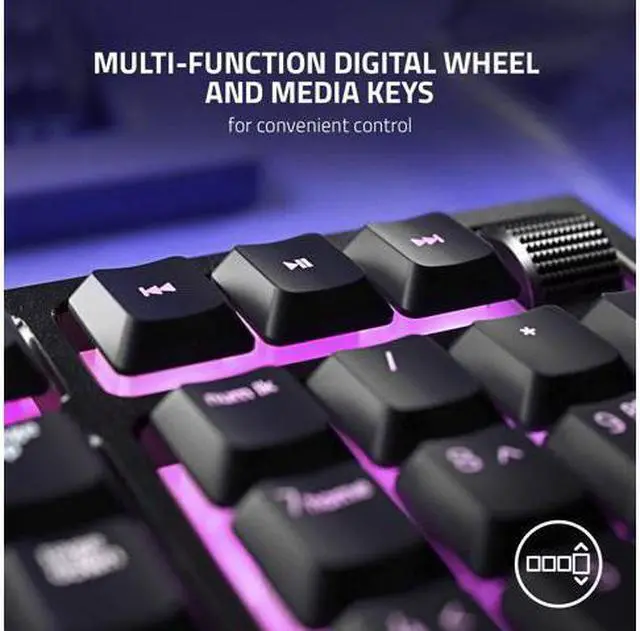 Alt view image 6 of 7 - Ornata V2 - Mecha-Membrane Gaming Keyboard - US Layout