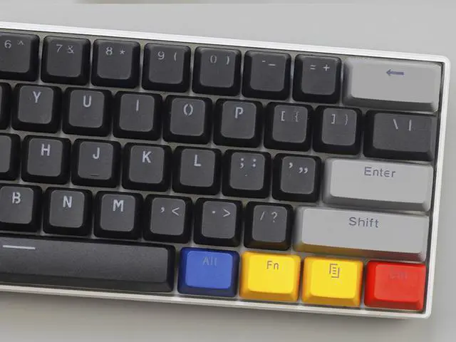 Alt view image 6 of 7 - CORN 61 Key Layout OEM Profile PBT Thick Keycaps for 60% Mechanical Keyboard for RK61,GANSS ALT61,IKBC poker,Annie PRO,GH60,iqunix f60