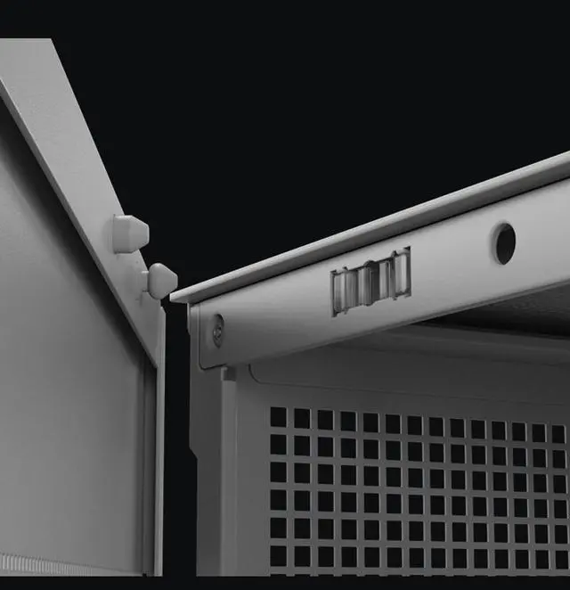 Alt view image 8 of 20 - ASUS AP201 Type-C Airflow-focused Micro-ATX,Mini-ITX Computer Case, Support 360/280 Liquid Cooling - Black