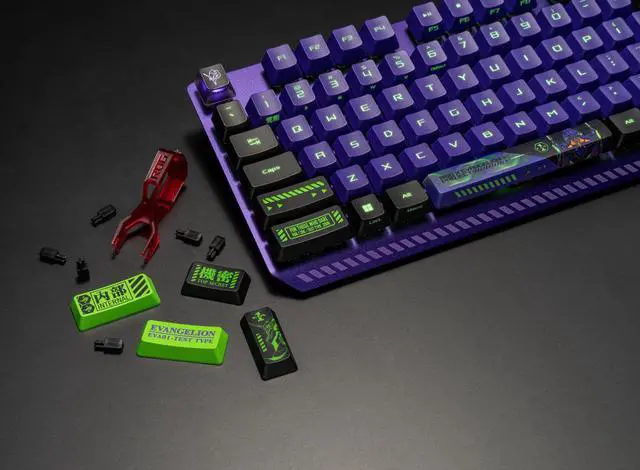 Alt view image 7 of 7 - ASUS ROG Strix Scope RX EVA Edition ROG RX Red SWITCHES RGB Gaming Keyboards - Evangelion Limited