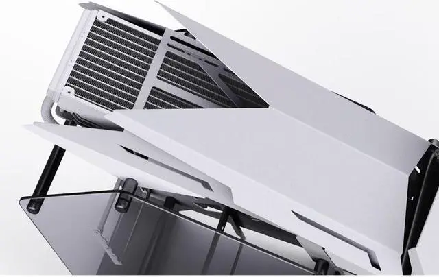 Alt view image 7 of 7 - Jonsbo MOD-3 Mini Micro ATX Gaming Computer Case Support mATX/ ITX Front Panel with Type-C/USB3.0 and 5V Addressable Light - White