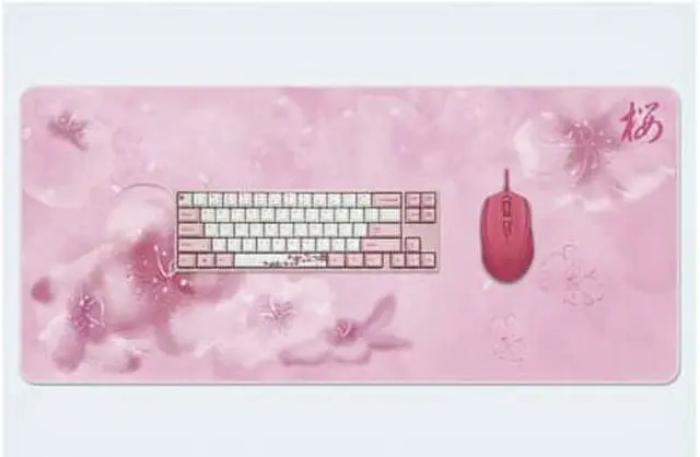 Alt view image 5 of 6 - CORN Limited Sakura Version Large Pink Mouse Pad-XL