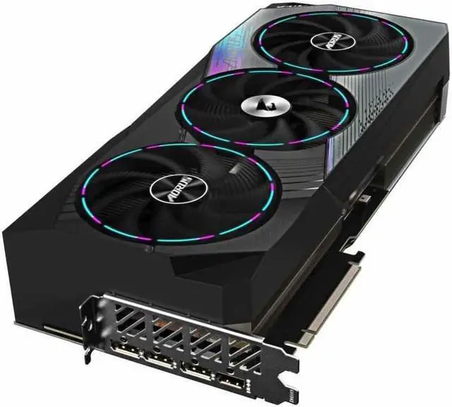 Alt view image 2 of 6 - GIGABYTE AORUS GeForce RTX 4080 16GB MASTER GDDR6X PCI Express 4.0 x16 ATX Video Card GV-N4080AORUS M-16GD