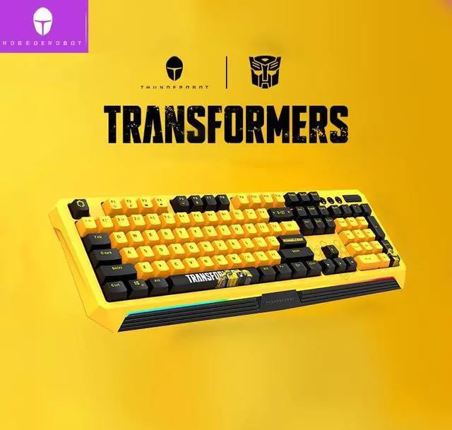 Alt view image 2 of 7 - Thunderobot Hornet theme mechanical keyboard mouse kit, KG8104 Type-C interface, 104 key complete key non-conflict mechanical keyboard, ML703 dual mode gaming mouse, Polling Rate Up to 1000Hz,16000DPI