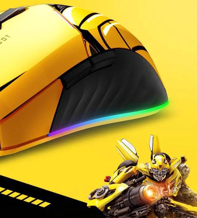 Alt view image 6 of 7 - Thunderobot Hornet theme mechanical keyboard mouse kit, KG8104 Type-C interface, 104 key complete key non-conflict mechanical keyboard, ML703 dual mode gaming mouse, Polling Rate Up to 1000Hz,16000DPI