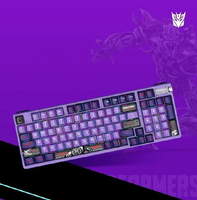 Alt view image 2 of 7 - Thunderobot Megatron keyboard mouse kit, KZ5096 usb, wireless (2.4G), Bluetooth three -mode connection, 96 key non -conflict mechanical keyboard, ML703 dual mode game mouse, 16000 DPI