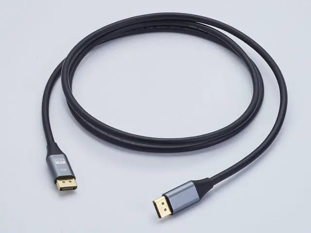 Alt view image 7 of 7 - CORN 6ft. 8K DisplayPort to DisplayPort DP to DP Cable 1.4 VERSION with 8K 60Hz Male to Male up to 32.4Gbps Support HDR