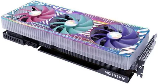 Alt view image 2 of 7 - Yeston Radeon RX 7900 XTX 24GD6 GDDR6 384bit 5nm video cards Desktop computer PC Video Graphics Cards support PCI-Express 4.0 3*DP+1*HDMI-compatible RGB light effect Fragrant graphics card
