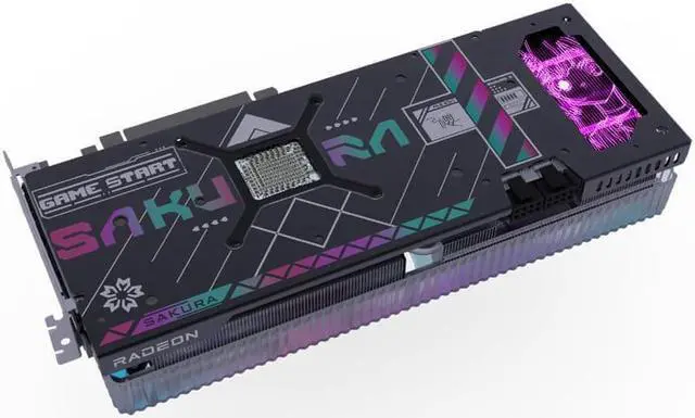 Alt view image 4 of 7 - Yeston Radeon RX 7900 XTX 24GD6 GDDR6 384bit 5nm video cards Desktop computer PC Video Graphics Cards support PCI-Express 4.0 3*DP+1*HDMI-compatible RGB light effect Fragrant graphics card