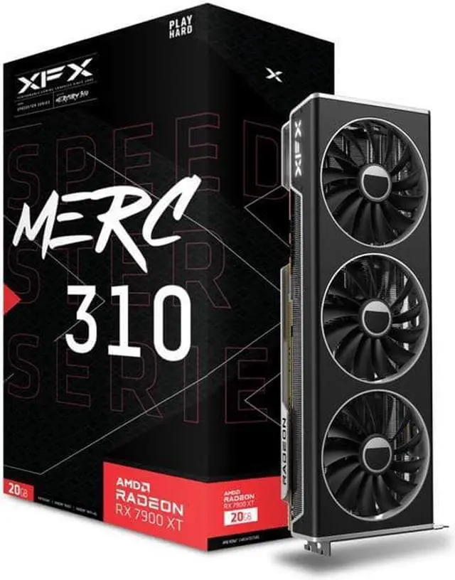 Alt view image 5 of 5 - XFX SPEEDSTER MERC310 Radeon RX 7900 XT 20GB GDDR6 PCI Express 4.0 x16 Video Card