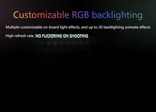 Alt view image 5 of 5 - Anne Pro 2D Mechanical Gaming Keyboard 60% True RGB Backlit - Wired/ Bluetooth 5.0 Hot swappable keyswitch, PC clear keycaps, Linux Mac Full Keys Programmable (Kailh box Jellyfish linear Switch,White)