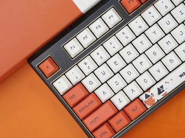 Alt view image 3 of 7 - Varmilo VBS108 wireless Bluetooth 5.0/2.4Ghz/type-c wired 108 keys three Modes Connectable Mechanical Gaming Keyboard, PBT keycaps, Cherry MX Brown switches