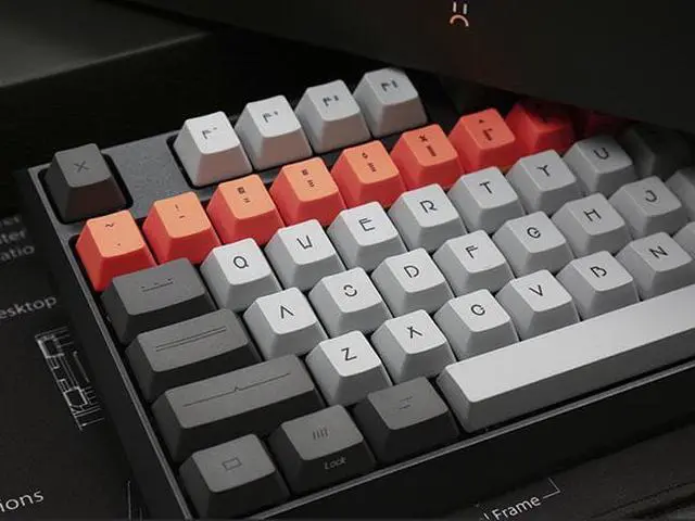 Alt view image 2 of 7 - Varmilo VBS108 wireless Bluetooth 5.0/2.4Ghz/type-c wired 108 keys three Modes Connectable Mechanical Gaming Keyboard, PBT keycaps, Cherry MX Red switches