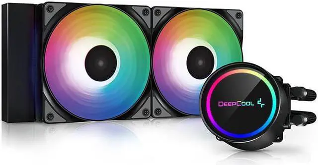 Main image of DEEPCOOL MAELSTROM 240 ARGB Ceramic Bearing dynamic Balance Pressure Relief Cooling Radiator CPU Cooler Intel 1700 AMD AM4 AM5 Compatible