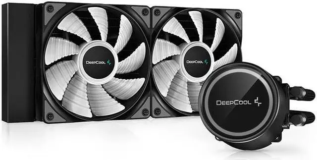 Alt view image 3 of 3 - DEEPCOOL MAELSTROM 240 ARGB Ceramic Bearing dynamic Balance Pressure Relief Cooling Radiator CPU Cooler Intel 1700 AMD AM4 AM5 Compatible