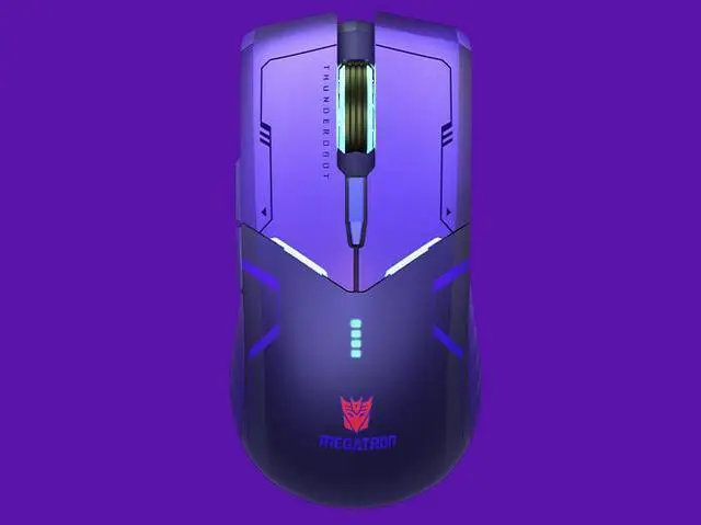 Alt view image 5 of 7 - Corn ZERO Mechanical Keyboard Transformers Megatron co-branded Three-mode Bluetooth 2.4G Wireless Wired gaming Keyboard & Mouse Combo