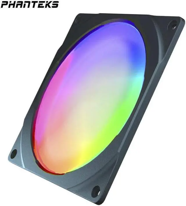 Main image of Phanteks PH-FF140DRGBP_BK01 140mm Black Halos Lux Digital RGB Fan Frames Black