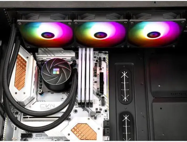 Alt view image 3 of 6 - Thermalright Aqua Elite 360 ARGB sync Water Cooling CPU Cooler, three 120mm PWM Fans, S-FDB Bearings, Suitable for AMD/AM4 AM5, Intel LGA115X/1200/1700/2011/2066