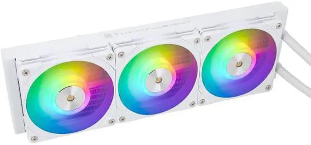 Alt view image 5 of 5 - Thermalright Frozen Horizon 360 WHITE ARGB All-In-One liquid CPU Cooler,Ceramic axis, 1600W color ARGB colorful halo,Support for Inte LGA115X/1200/1700/2011/2066, AMD AM4/AM5