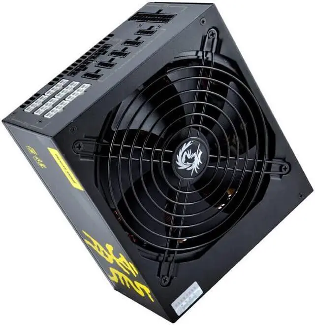 Alt view image 3 of 5 - Great Wall GW1000 80 Plus Gold Fully Modular 1000W Power Supply, 140mm Ball Bearings Fan,The Air Volume Is Large And Mute, 150mm ATX Power - Black