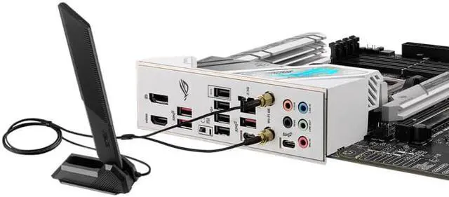 Alt view image 5 of 5 - ASUS ROG STRIX B650-A GAMING WIFI 6E Snow,Socket AM5 (LGA 1718) Ryzen 7000 gaming motherboard(DDR5, three M.2 slots, PCIe 4.0, 2.5G LAN, WiFi 6E, USB 3.2 Gen 2x2 Type-C port, and Aura Sync RGB )