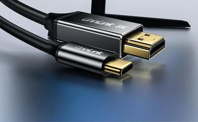 Alt view image 3 of 5 - CORN USB C to HDMI Cable, Type C to HDMI 2.1 Adapter Cord, 8K@60Hz, 4K@144Hz,2K@165Hz Compatible for iMac, MacBook Pro, iPad Pro, Surface Pro, 5ft