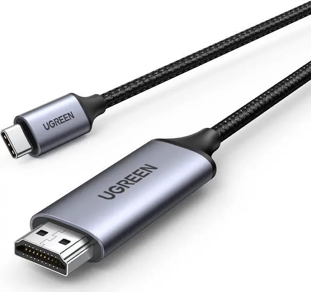 Main image of UGREEN USB C to HDMI Cable for Home Office 5FT, Type C to HDMI Cable 4K@60Hz, Compatible with MacBook Pro 2022, MacBook Air,iPad Pro M2, Surface Book 2, Galaxy S22 and More