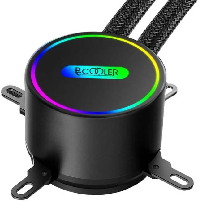 Alt view image 2 of 3 - PCCOOLER billow 120 GI-CL120VC CPU all-in-one Water Cooling Radiator, Magic RGB Lighting, Support  20xx,1366,115x,1200,1700,AM5,AM4