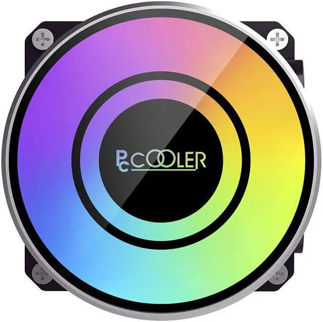 Alt view image 4 of 4 - PCCOOLER Billow 240 PRO 5V ARGB Black CPU Water Cooling Radiator, upgrade metal paint glass cover, PWM intelligent temperature control, Support LGA 20XX,1366,1200,1700,115x, AM5, AM4