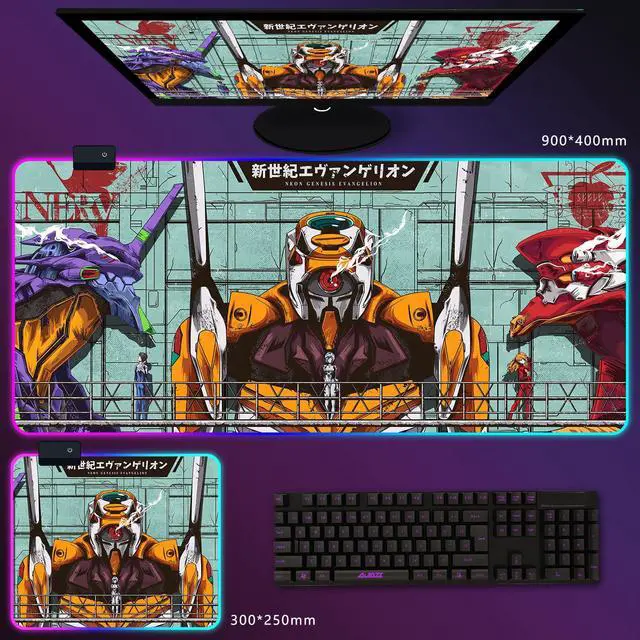 Main image of Corn Mouse Pad EVA RGB Gaming Mice Mat Anti-Slip Natural Rubber Base for Home Office Work 300*250*4mm