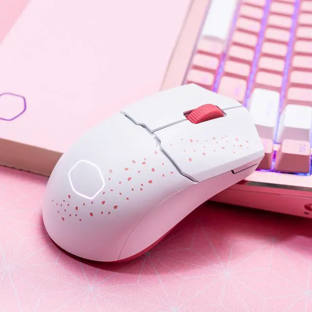 Alt view image 6 of 6 - Cooler Master Sakura MM712 Limited Edition Three-Mode Wireless Gaming Mouse