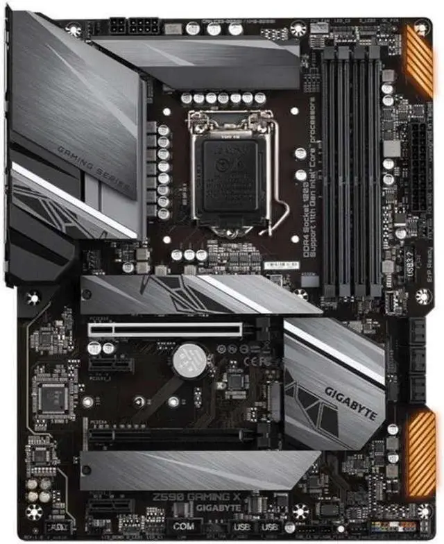 Alt view image 2 of 4 - GIGABYTE Z590 GAMING X DDR4 LGA 1200 Intel Z590 ATX Motherboard,with Triple M.2, PCIe 4.0, USB 3.2