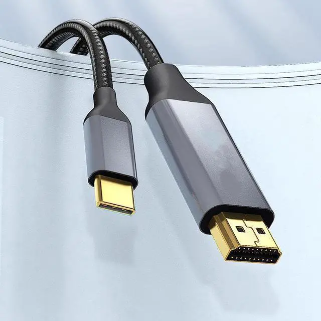 Alt view image 4 of 4 - CORN USB-C to HDMI Cable,4K@60Hz,type-c to HDMI adapter,-5 ft,Compatible for MacBook Pro/Air, iMac, iPad Pro, Galaxy S8 to S22, Surface, Dell, HP