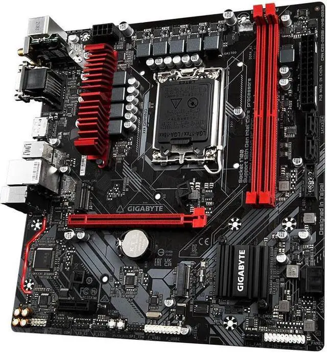 Alt view image 2 of 5 - GIGABYTE B660M GAMING AC DDR4 LGA 1700 Intel B660 Micro ATX Motherboard,with Realtek 7.1 channel audio chip,2.5GbE network card, PCIe 4.0, USB 3.2