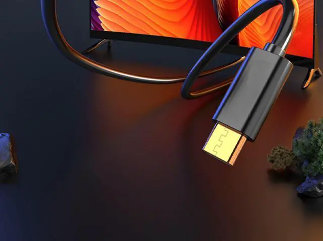 Alt view image 4 of 4 - CORN USB C to DisplayPort 1.2 Cable (4K@60Hz, 2K@165Hz), Aluminum Shell, Gold-Plated Plug, Thunderbolt 3/4 to Display Port Cord Compatible with MacBook Pro/Air, iPad Pro, iMac, Surface, Galaxy -5ft