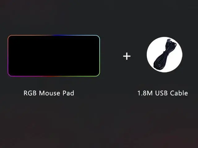 Alt view image 2 of 3 - Corn Mouse Pad Unicorn GunDam RGB Gaming Mice Mat Anti-Slip Natural Rubber Base for Home Office Work 300*250*4mm