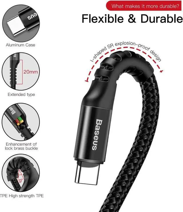 Alt view image 4 of 5 - CORN USB Type C Cable for Car, Retractable USB C Cable(3FT) Curly USB A to USB-C Fast Charger Cord Compatible Samsung Galaxy S10 S9 S8 Plus Note 9 8, Moto Z, LG5/G6/V20, USB C Devices (Black)
