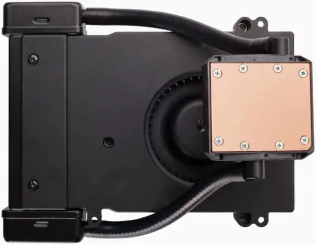 Alt view image 2 of 7 - CORSAIR H5 SF Mini Liquid CPU Cooler, Quiet, Powerful Liquid CPU Cooling for High-Performance MINI-ITX PCS ,The Integrated High-Pressure Blower Fan Provides Powerful And Quiet Liquid Cooling