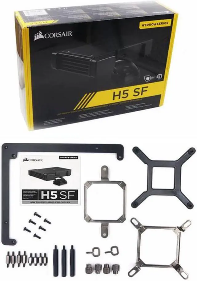 Alt view image 7 of 7 - CORSAIR H5 SF Mini Liquid CPU Cooler, Quiet, Powerful Liquid CPU Cooling for High-Performance MINI-ITX PCS ,The Integrated High-Pressure Blower Fan Provides Powerful And Quiet Liquid Cooling