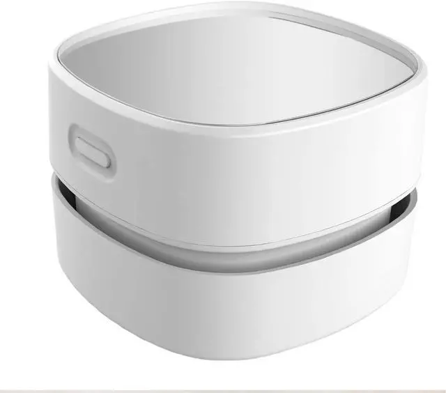 Main image of CORN Desktop Vacuum cleaner,Mini table dust sweeper Energy Saving,High endurance up to 400 mins,Cordless&360º Rotatable Design for Cleaning Hairs,Crumbs,Computer Keyboard of gifts for kids (White)