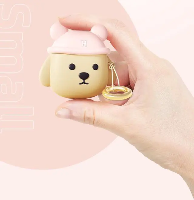 Alt view image 6 of 7 - HP Bluetooth Headset H10H Wireless Cute Earphone New Arrivals Black Bear Earphones Cover-Pink