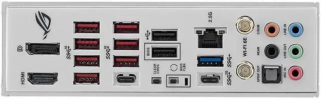 Alt view image 2 of 4 - ASUS ROG STRIX X670E-A GAMING WIFI 6E Snow ,SocketAM5 Ryzen 7000 gaming motherboard 16 + 2 power stages, PCIe 5.0, DDR5 support, 4 M.2 slots with heatsinks, USB 3.2 Gen 2x2, WiFi 6E, Aura Sync