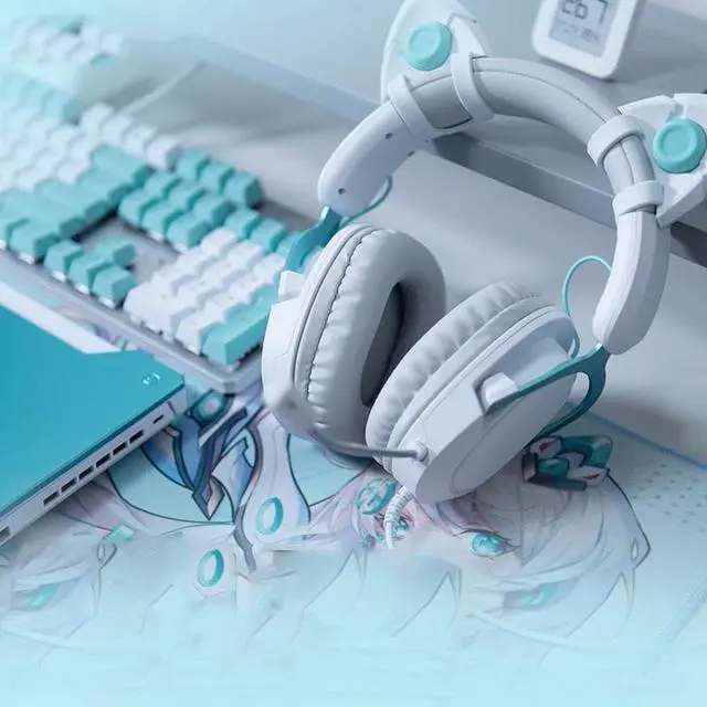 Alt view image 2 of 7 - ASUS TX Gaming 7.1 Kitty Ear Lightweight Headset, 3.5mm Port Compatiable with Phone/Mac/PC/Pad/PS/XBOX/Switch White